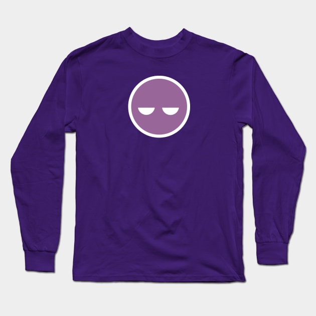 Purple Alien Long Sleeve T-Shirt by GreenGuyTeesStore